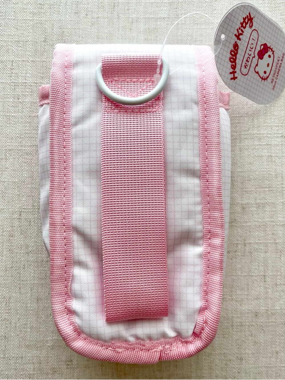 Sanrio Hello Kitty Kawaii x Retrospekt Camera Pouch with Strawberry Patches - Picture 3 of 8
